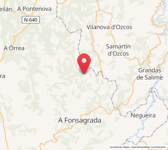 Map of Villalba, Galicia