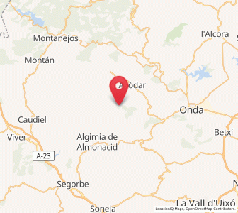 Map of Villamalur, Valencia