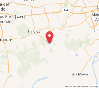 Map of Villamanrique de la Condesa, Andalusia