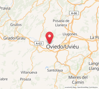 Map of Villamar, Asturias