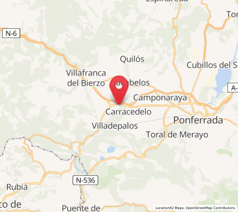 Map of Villamartín, Castille and León