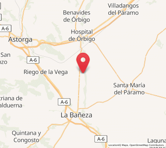 Map of Villamediana de la Vega, Castille and León