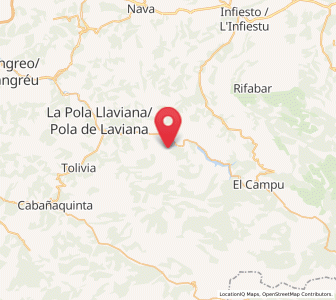 Map of Villamorey, Asturias