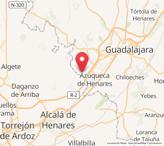 Map of Villanueva de la Torre, Castille-La Mancha