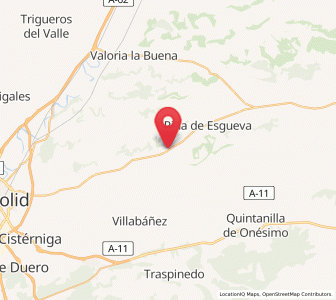 Map of Villanueva de los Infantes, Castille and León