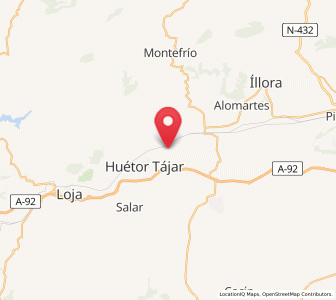 Map of Villanueva de Mesía, Andalusia