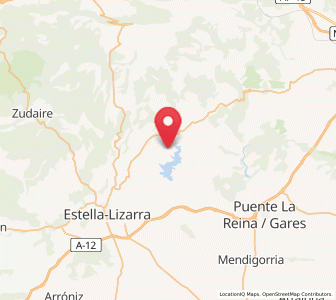 Map of Villanueva, Navarre