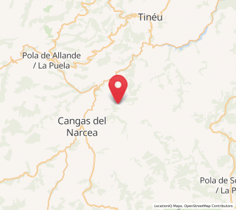 Map of Villaoril de Sierra, Asturias