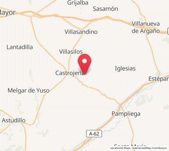 Map of Villaquirán de la Puebla, Castille and León