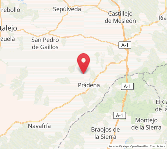 Map of Villar, Castille and León