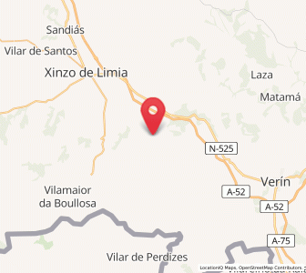 Map of Villar de Liebres, Galicia