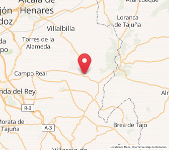 Map of Villar del Olmo, Madrid
