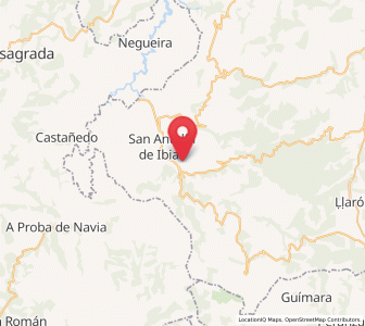 Map of Villarcebollín, Asturias