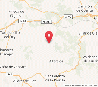 Map of Villarejo Seco, Castille-La Mancha