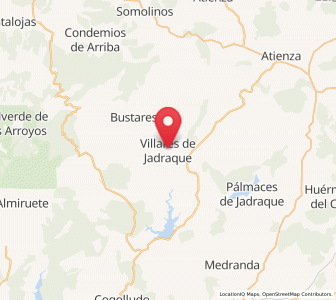 Map of Villares de Jadraque, Castille-La Mancha
