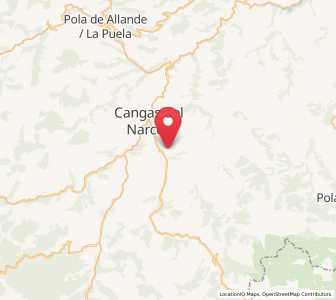 Map of Villarino de Limés, Asturias