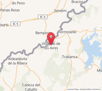 Map of Villarino de los Aires, Castille and León