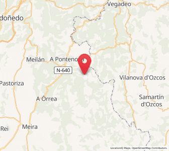 Map of Villarjuane, Galicia