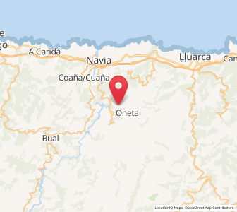Map of Villartorey, Asturias