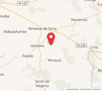 Map of Villaseca de Arciel, Castille and León