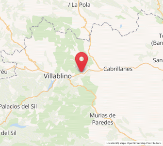 Map of Villaseca de Laciana, Castille and León