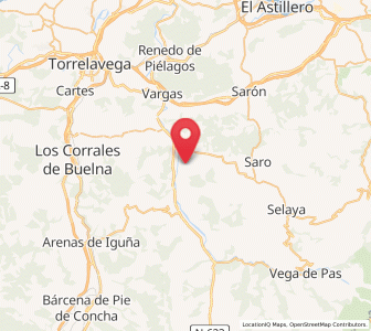 Map of Villasevil, Cantabria