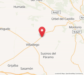 Map of Villaute, Castille and León