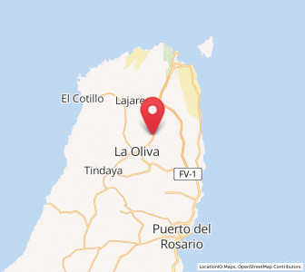 Map of Villaverde, Canary Islands