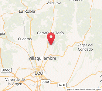 Map of Villaverde de Arriba, Castille and León