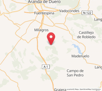 Map of Villaverde de Montejo, Castille and León
