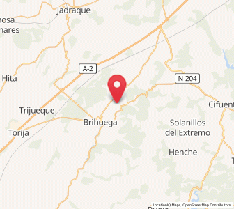 Map of Villaviciosa de Tajuña, Castille-La Mancha