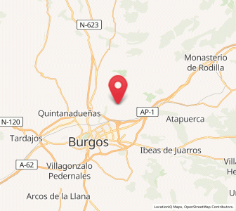 Map of Villayerno, Castille and León