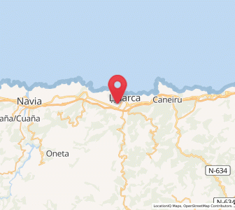 Map of Villuir, Asturias
