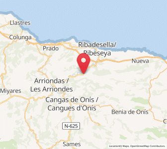 Map of Viña, Asturias