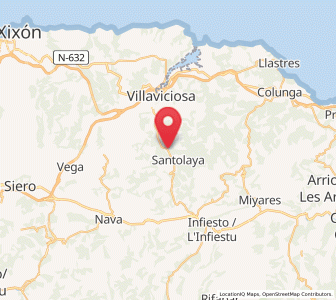 Map of Viñón, Asturias