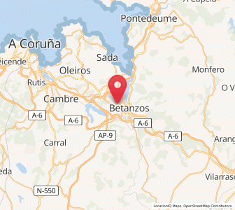 Map of Vixoi, Galicia