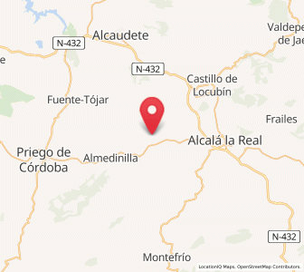 Map of Vizcantar, Andalusia