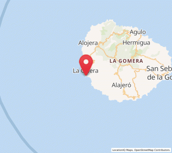 Map of Vueltas, Canary Islands