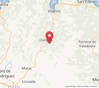 Map of Xerdiz, Galicia