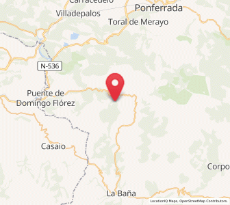 Map of Yebra, Castille and León
