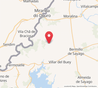 Map of Zafara, Castille and León