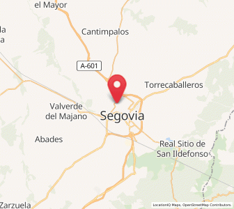 Map of Zamarramala, Castille and León