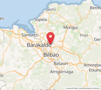 Map of Zangroiz, Basque Country