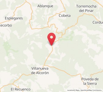 Map of Zaorejas, Castille-La Mancha
