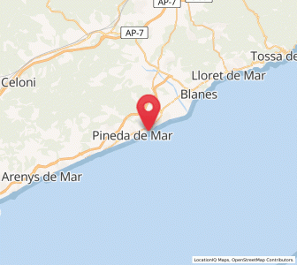 Map of Zona Hotelera, Catalonia