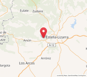 Map of Zufía, Navarre