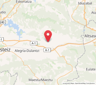 Map of Zuhatzu Donemiliaga / Zuazo de San Millán, Basque Country