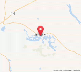 Map of Jämijärvi, Satakunta