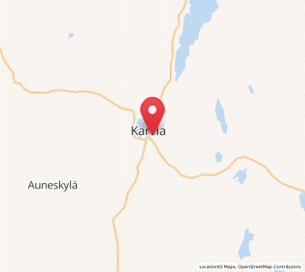 Map of Karvia, Satakunta