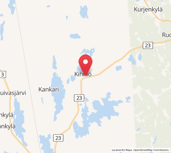 Map of Kihniö, Pirkanmaa